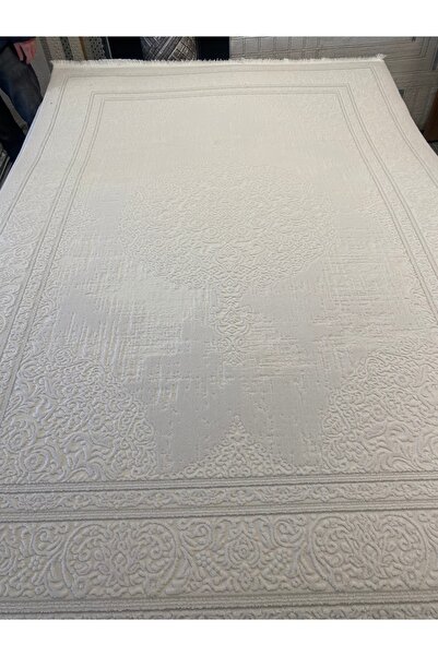 KARAR HALI Beyaz gri kalın halı