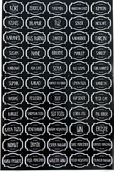 Comprox 12-Piece Acrylic Vacuum Square Spice Bowl Set with Illustrated Labels 300 ml - Leak-Proof Spice Bowl Set