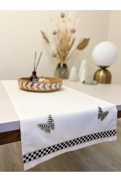 Filamente Runner / Ανάγλυφο / Χειροποίητο / Ραμμένο δρομέας ανθεκτικό στους λεκέδες 140x40