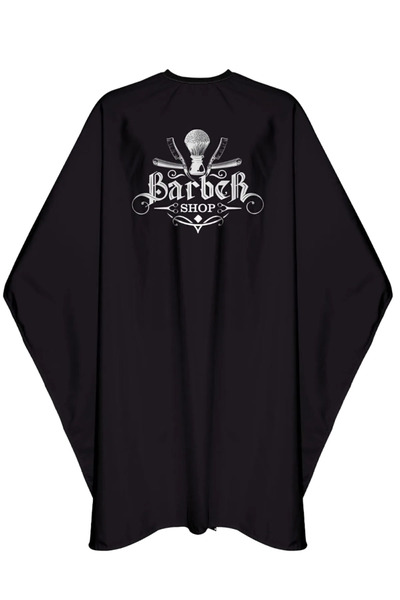 Genel Markalar Penuar Berber Önlüğü Barbershop Baskılı Erkek Siyah Penuar Kua...