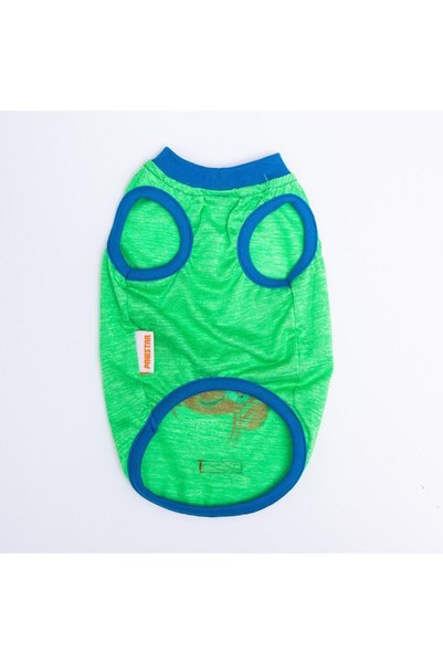 Pawstar تي شيرت Green Crab Cat Dog - ملابس القطط والكلاب