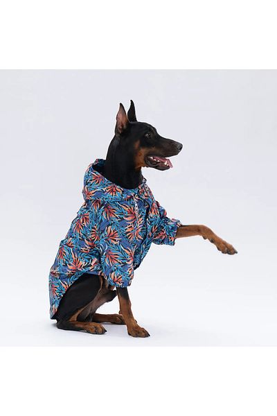 Pawstar Autumna Fleece Medium and Large Breed Dog Coat Dog Raincoat Dog Suit Dog Apparel
