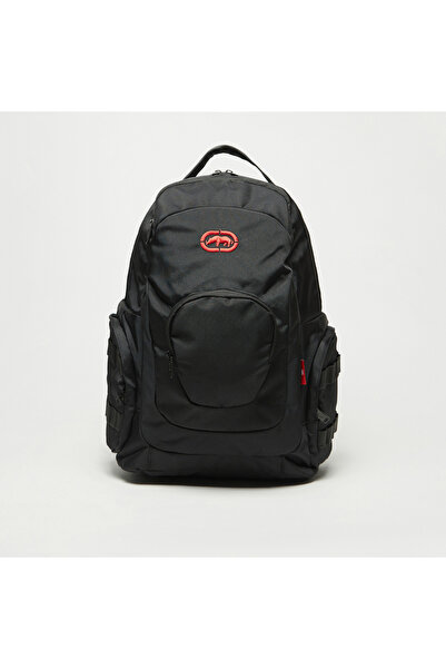 ECKO Unltd Solid Backpack with Adjustable Straps and Zip Closure