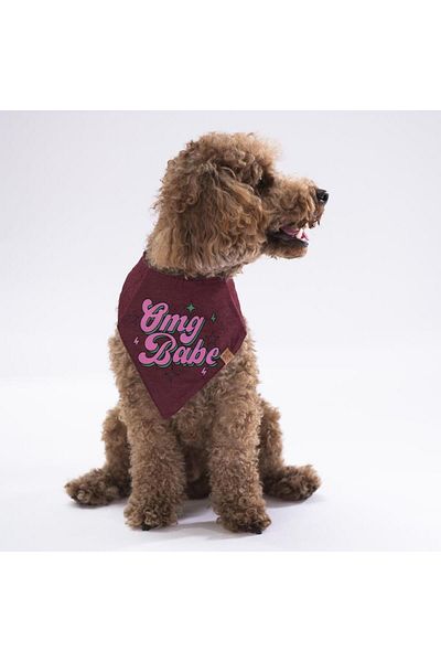Pawstar Omg Babe Cat Dog Scarf Pet Bandana