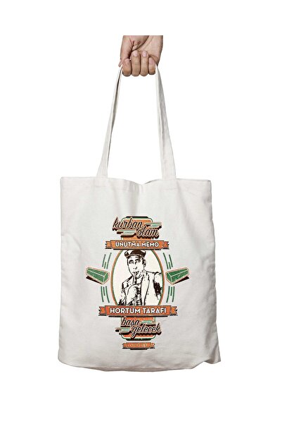 ART HEDİYE Forget the Sacrifice - Hose Side Two Sides Washable Shoulder Tote Bag