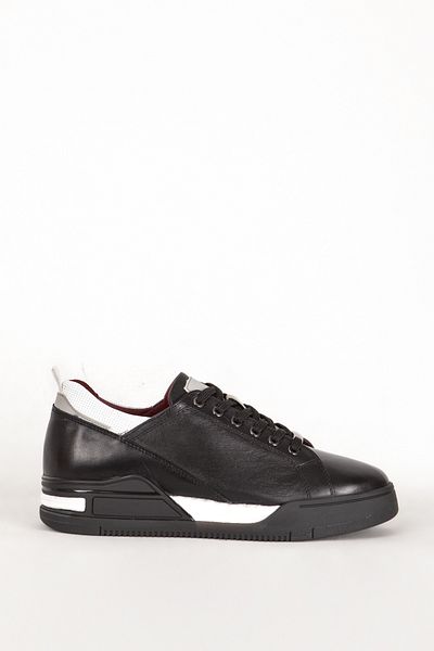MARCOMEN Men's Comfort Casual Shoes - Thick Sole, Genuine Leather, Mc 17369m Black