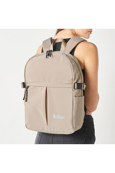 Lee Cooper Logo Detail Backpack with Zip Closure