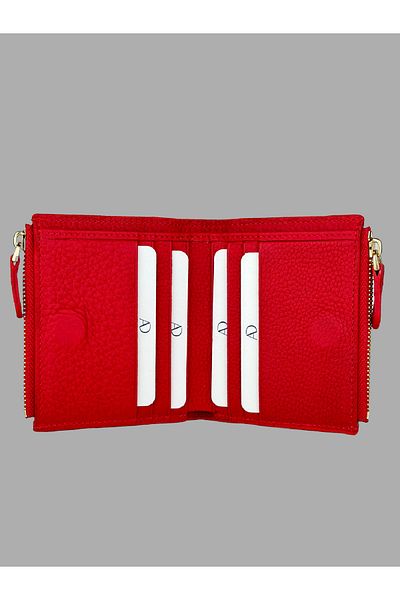 Ahıska Deri Ahıska Double Zipper Women's Leather Wallet 2000