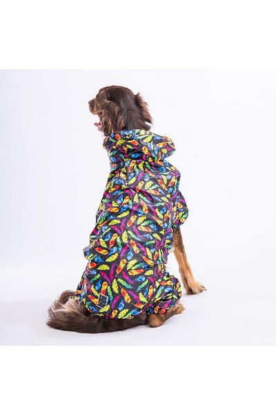 Pawstar Plumis Mesh Medium and Large Breed Dog Jumpsuit Raincoat Dog Raincoat Dog Suit Dog Outfit