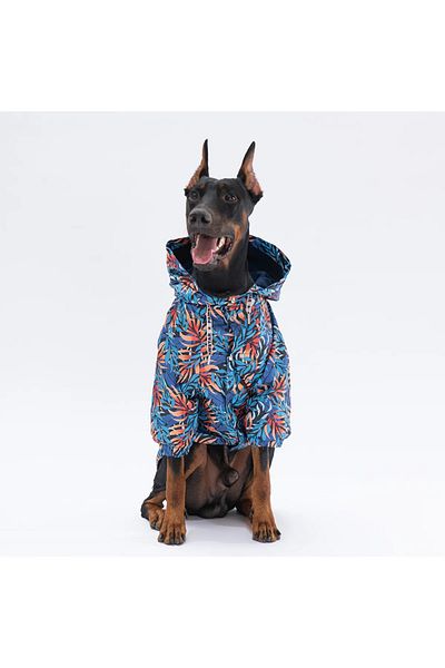 Pawstar Autumna Fleece Medium and Large Breed Dog Coat Dog Raincoat Dog Suit Dog Apparel