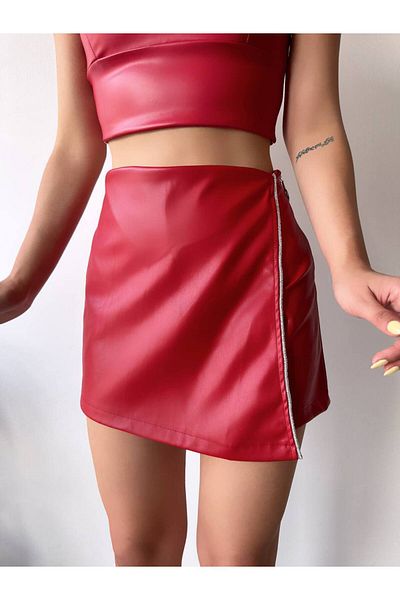prova Mishse 240018   - Stone Detailed Short Skirt