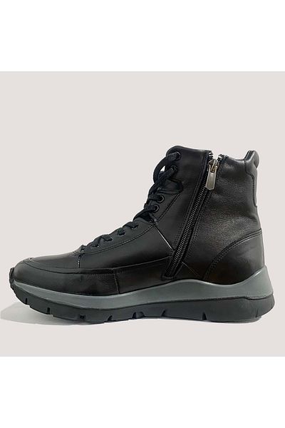 MARCOMEN 10229 Ανδρικές casual δερμάτινες μπότες - 41 Μαύρο
