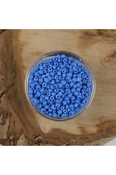Prestij Boncuk Mărgele de nisip ABC albastre - 4 mm, 500 grame, 6/0-43B