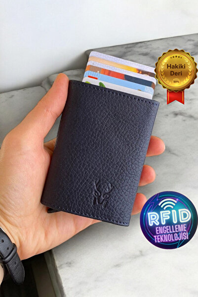 Modica Papola - Hakiki Deri Mekanizmalı Rfid Korumalı Hırsızlık Engelleyici L...