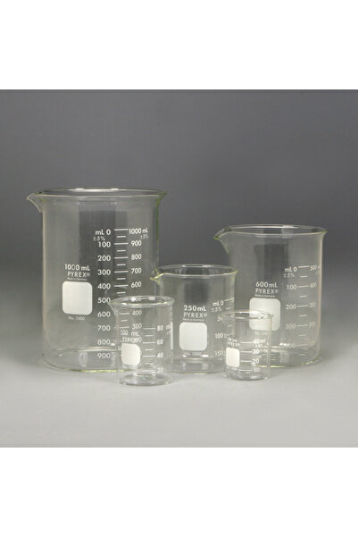 Isotherm Beher cam dereceli 600 ml borosilikat