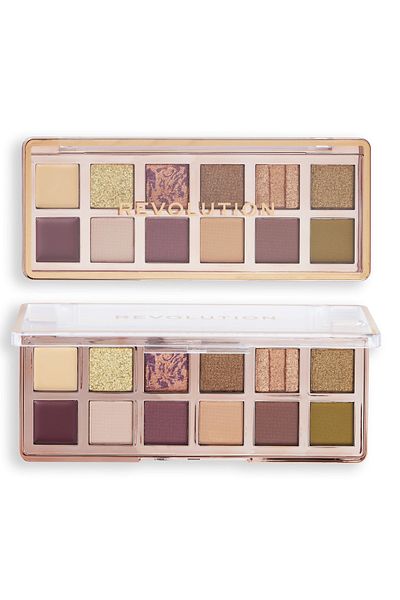 Revolution Eternal Icon Bronze Eyeshadow Palette - Matte Glitter Cream