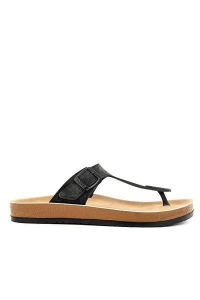 Muya Men's Anatomical Sole Slippers - Snipe Black