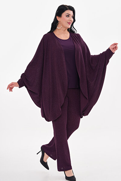 IŞILTI Rochie de seară largi argintie mărime mare - Set pantaloni de atlet 5002