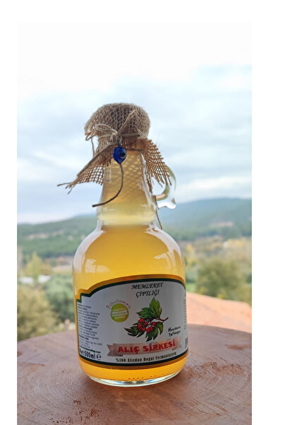 Doğal Fermente Alıç Sirkesi 500 Ml Cam Şişe