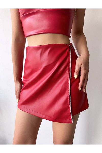 prova Mishse 240018   - Stone Detailed Short Skirt