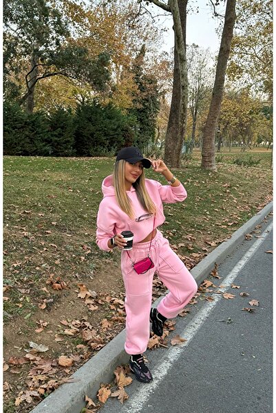 Butik Üç iplik şardonlu eşofman takımı