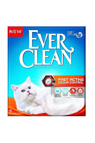 Ever Clean EverClean Super Premium Clumping Fast Acting Kokulu Topaklanan Kedi Kumu 6Lt