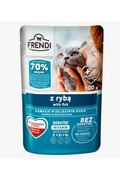 FRENDİ FRENDİ Soslu Balıklı Tam Kedi Yaş Maması