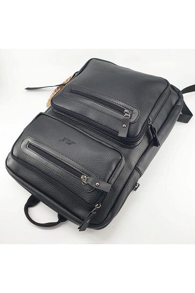 ADM Leather Backpack with Laptop Compartment