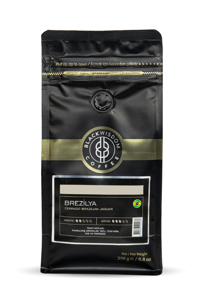 Black Wisdom البرازيل - سيرادو برازيلي جاكوار 250 جرام قهوة مفلترة