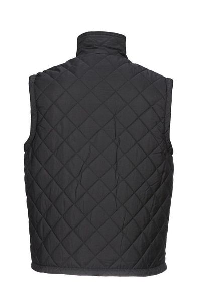 Sanalbolluk Diamond Stitched Three Pocket Fleece Vest Black Color