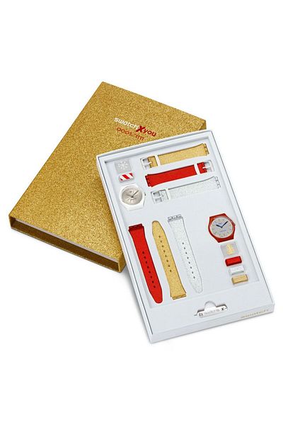 Swatch X YOU SEASONS SET GOLD - X-Mas Special 2018, limitiert
