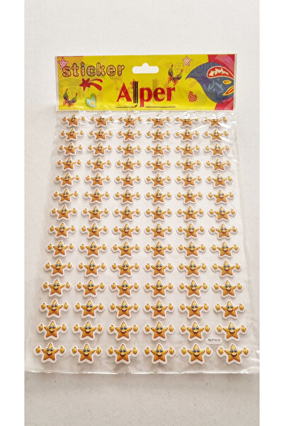 Modellino Kabartma Sticker Etiketler 30x17cm Emoji Kalp Hayvanlar Bayrak Meyv...