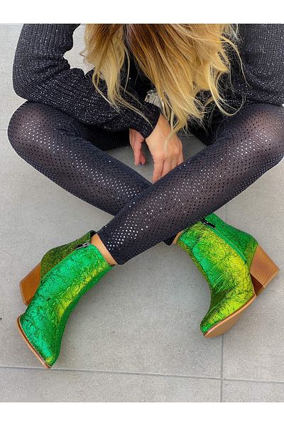 irmona ΜΙΝΙ ΜΠΟΤΑΚΙΑ DALİDA GREEN YELLOW GRADE DALLAS WESTERN