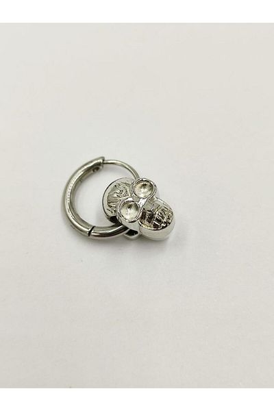 Sanalbolluk Skull Steel Earrings