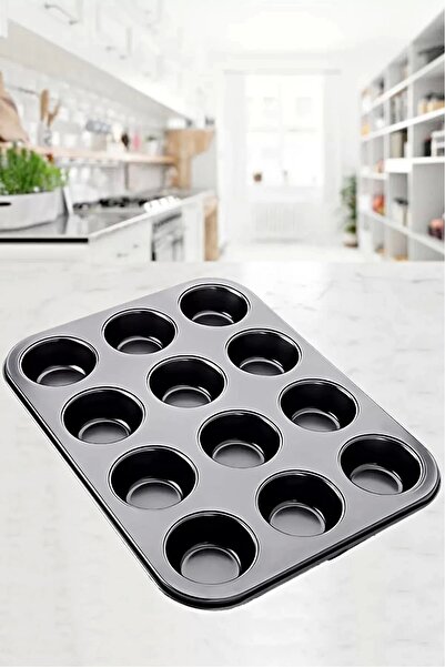 Rosemor قالب الكعك 12 قطعة كعكة المعجنات كوكي كب كيك قالب الكعك كعكة دونات مخبز كبسولة صينية