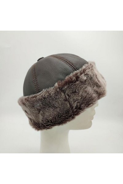 Sanalbolluk Brown Chechen Model Fur Beret