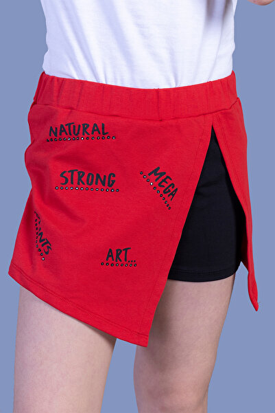 Toontoy Girl - Garni Detailed Printed Shorts