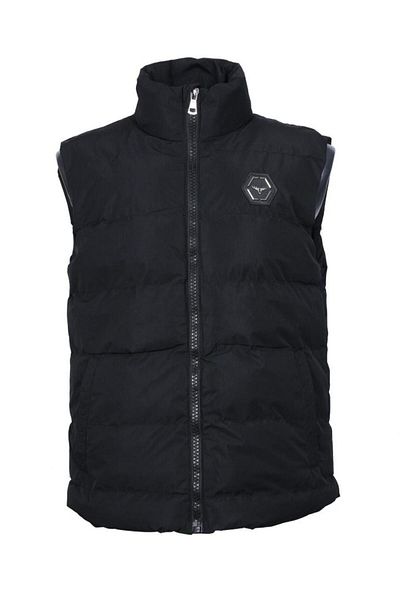 Sanalbolluk Black Color Thick Zippered Model Inflatable Sports Vest