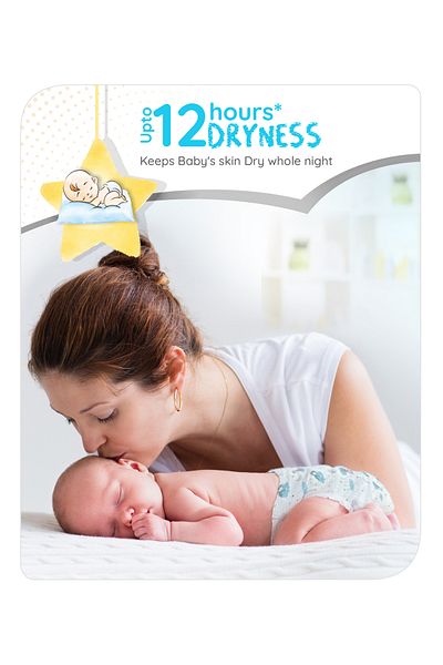 Babyhug Pro Bubble Care Premium Tape Style Diapers Size 3 - 25 Pieces