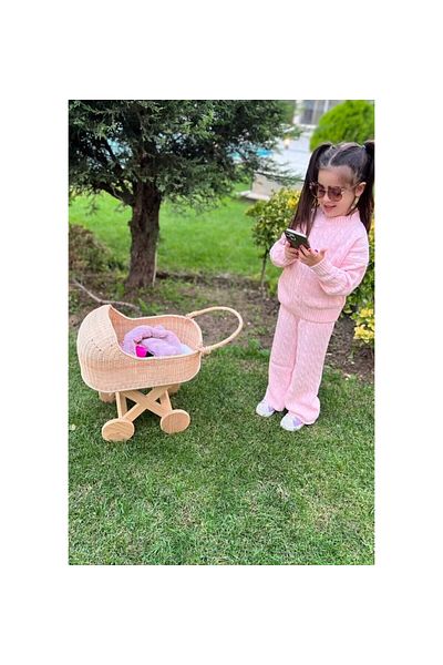 CİCHLİD Girl's Thessaloniki Knitted Knitwear Set