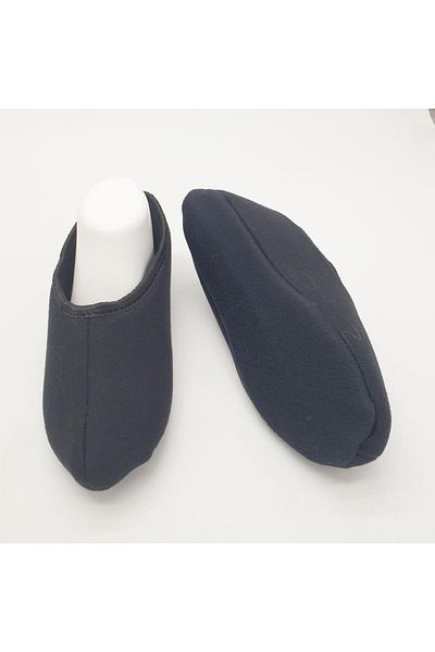 Sanalbolluk Men's Home Booties - Simple Classic Black Model