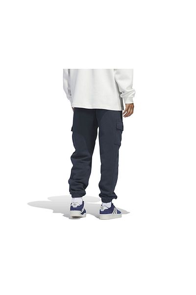 adidas Pantaloni de sport albaștri unisex Cargo - Pantaloni cargo casual IY7384