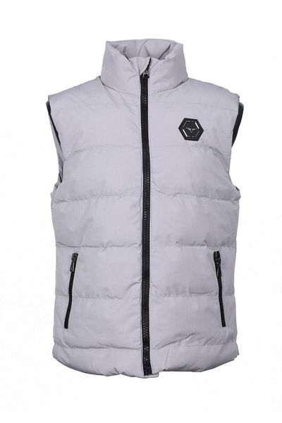 Sanalbolluk Stone Color Thick Zippered Model Inflatable Sports Vest