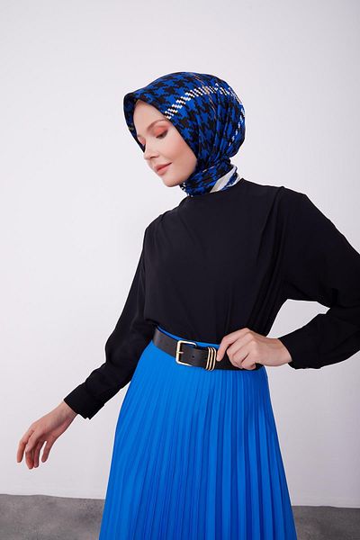 Armine Πλισέ φούστα σε χρώμα Cobalt - 23k1429