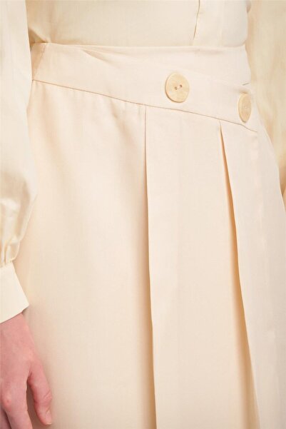 Armine Asimetrik Kapamalı Etek 24Y1616 Aytaşı