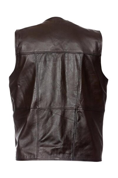 Sanalbolluk Hazelnut Color Hunter Leather Vest