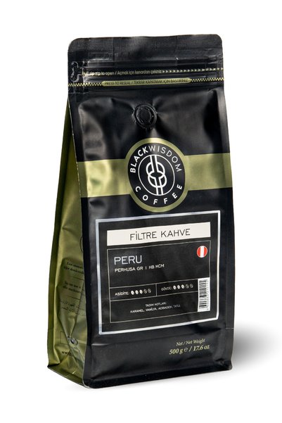 Black Wisdom Peru - Perhusa Gr1 Hb Mcm Filtre Kahve 500 G