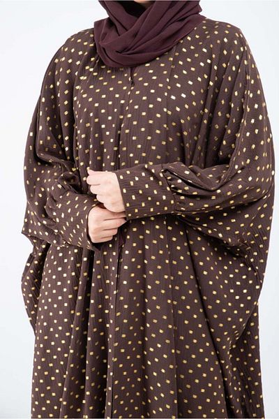 IKKXA Abaya AIK8004 Brown