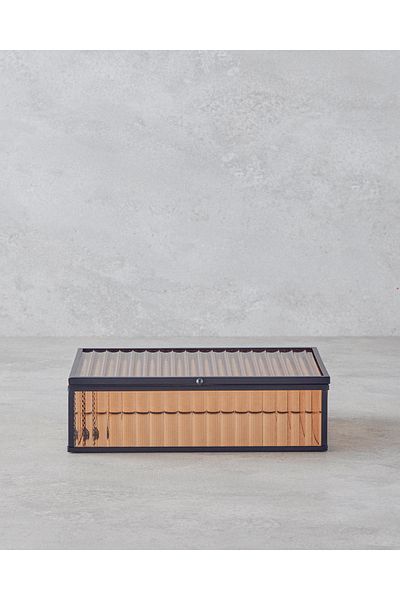 English Home Διακοσμητικό Κουτί Felice Amber - 21x16x7 cm