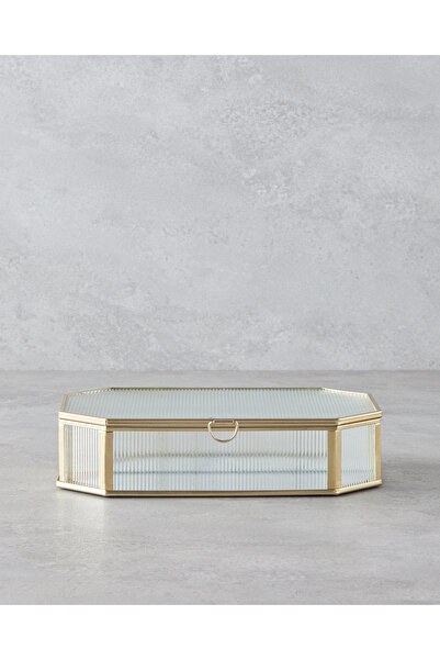 English Home Manny Dekoratif Kutu 15x10x5.5 Gold